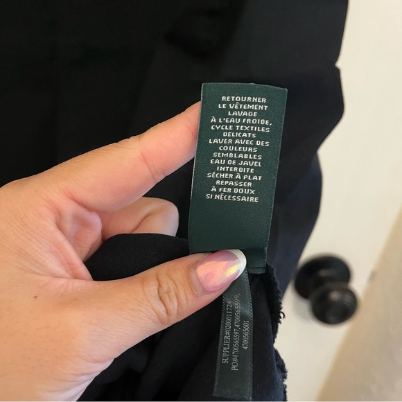 Lauren Ralph Lauren Black Chamonix Sleeveless Mini V-Neck Dress - Size 6 - Picture 6 of 12